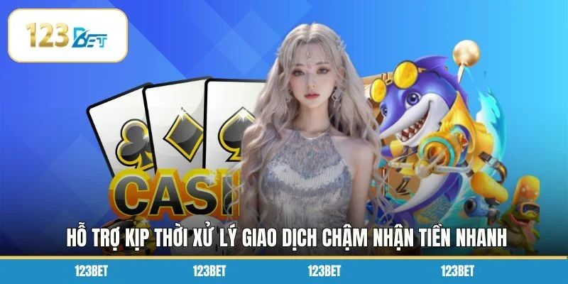 Hỗ trợ kịp thời xử lý giao dịch chậm nhận tiền nhanh